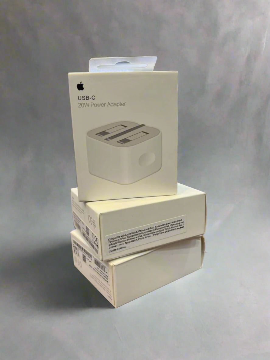 Apple 20W USB-C Power Adapter – Fast Charging for iPhone & iPad